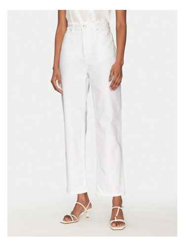 Marella Дънки Mom 2513181084 Бял Mom Fit