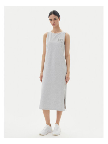 EA7 Emporio Armani Ежедневна рокля 7W000180 AF12484 O8002 Сив Regular Fit