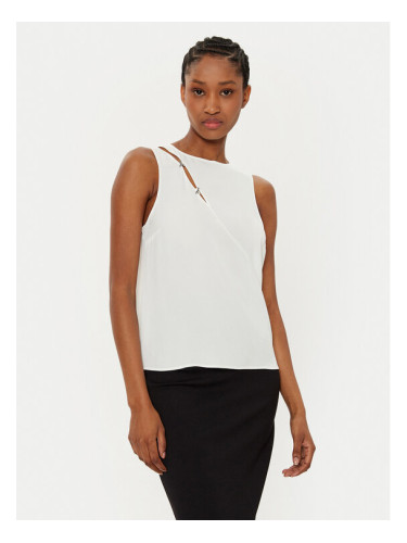 Patrizia Pepe Блуза 8C0760/A8I1-W146 Бял Regular Fit