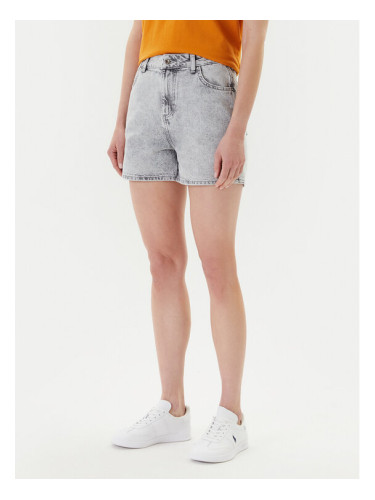 Mustang Дънкови шорти Charlotte 1016558 Сив Mom Fit