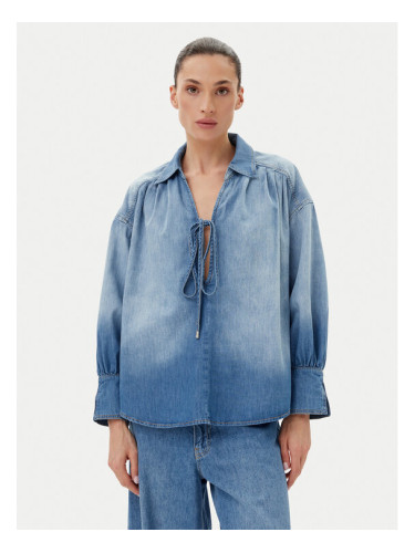 PINKO Блуза 104630 A2DT Син Relaxed Fit