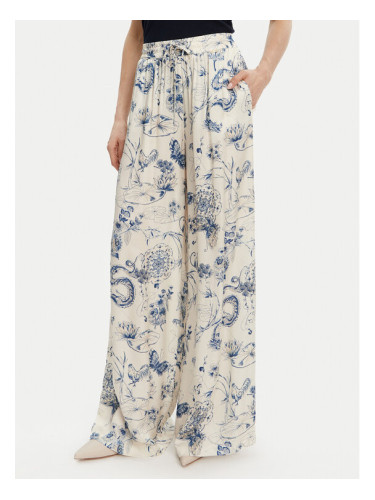 Fracomina Текстилни панталони FJ25SV3004W451N4 Син Relaxed Fit