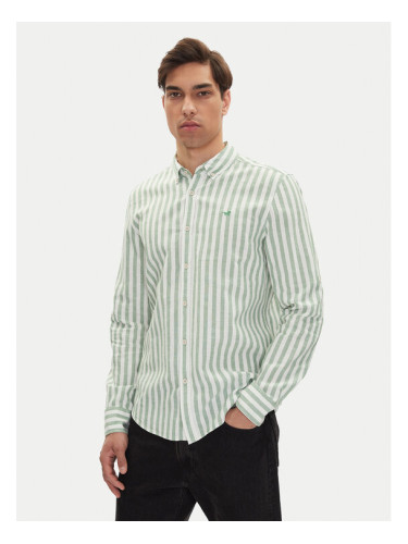 Mustang Риза Rawlins 1016249 Зелен Slim Fit