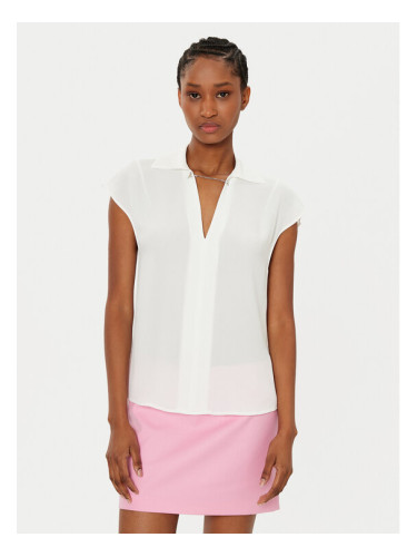 Patrizia Pepe Блуза 8C0775/A8I1-W146 Бял Regular Fit
