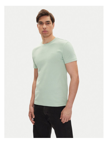 Mustang Тишърт Allen 1016486 Зелен Slim Fit