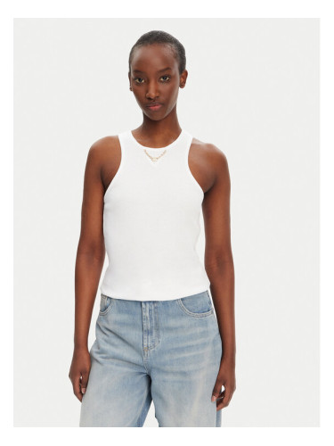 TWINSET топ 251TT2400 Бял Slim Fit