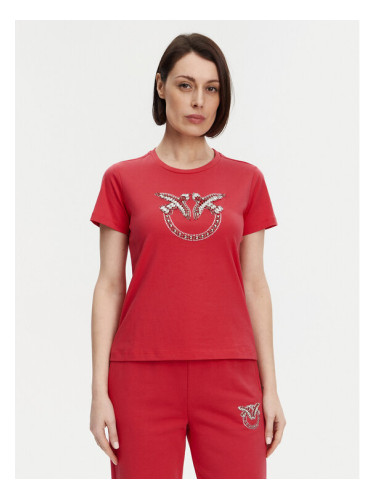 PINKO Тишърт Quentin 100535 A2G7 Червен Regular Fit