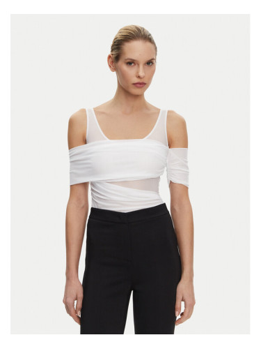 PINKO Боди Bella 104832 A2H1 Бял Regular Fit