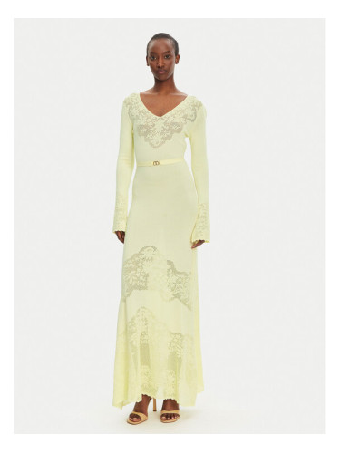 TWINSET Плетена рокля 251TP3240 Бежов Regular Fit