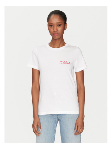 Marella Тишърт Caucaso 2513971054 Бял Regular Fit