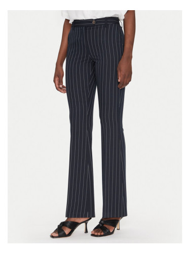 Fracomina Текстилни панталони FR25SVA004W761D4 Тъмносин Slim Fit