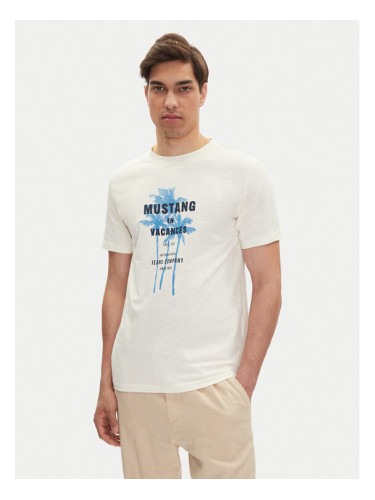 Mustang Тишърт Austin 1016490 Бял Regular Fit