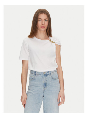 TWINSET Тишърт 251TP2640 Бял Regular Fit