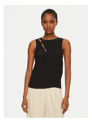 Patrizia Pepe Блуза 8C0760/A8I1-K103 Черен Regular Fit