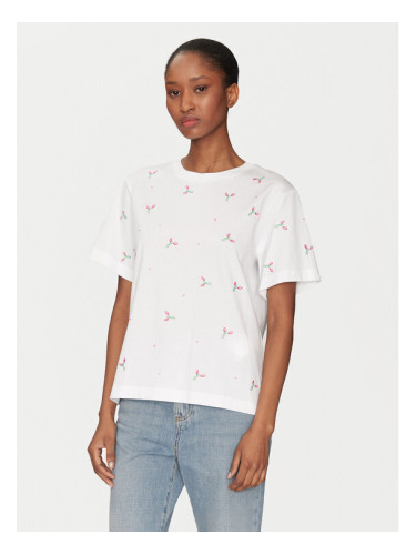 Marella Тишърт Feluca 2513971034 Бял Regular Fit