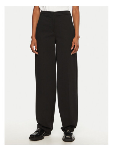 Patrizia Pepe Текстилни панталони 8P0674/A025-K103 Черен Regular Fit