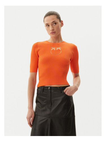 PINKO Пуловер Tritone 102017 A1KW Оранжев Slim Fit