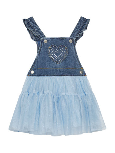 Original Marines Ежедневна рокля DFP3113CF Син Regular Fit