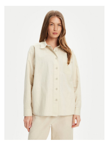 Mustang Риза Willow 1016575 Бежов Relaxed Fit