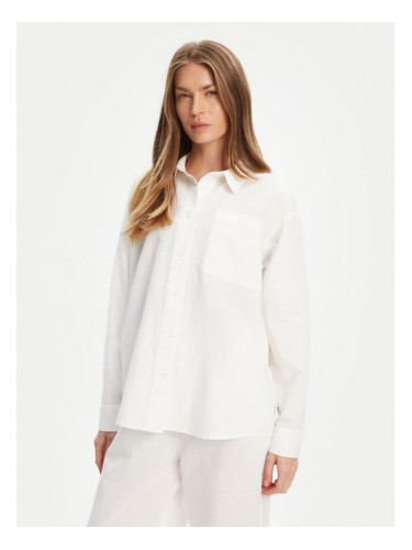 Mustang Риза Willow 1016575 Бял Relaxed Fit