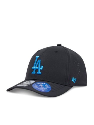 47 Brand Шапка с козирка MLB LA Dodgers Back Line ’47 MVP B-BKLNE12BBV Черен
