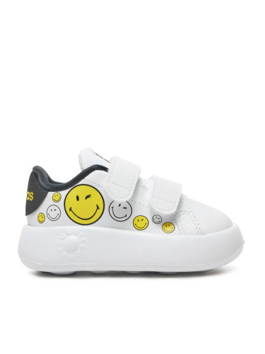 adidas Сникърси Smiley Advantage IH6257 Бял