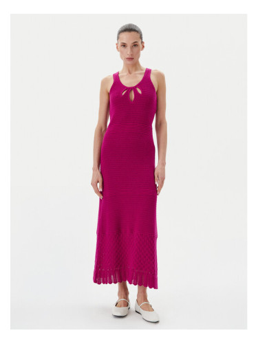 TWINSET Лятна рокля 251LB3EBB Розов Regular Fit