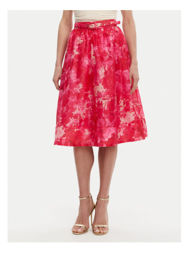 Fracomina Пола тип трапец FR25SG2012W775U6 Розов Flare Fit