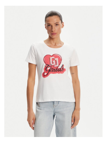Gaudi Тишърт 511BD64037 Бял Regular Fit