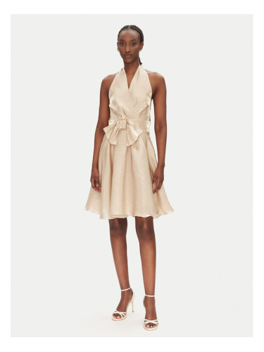 Rinascimento Коктейлна рокля CFC0124419003 Златист Regular Fit