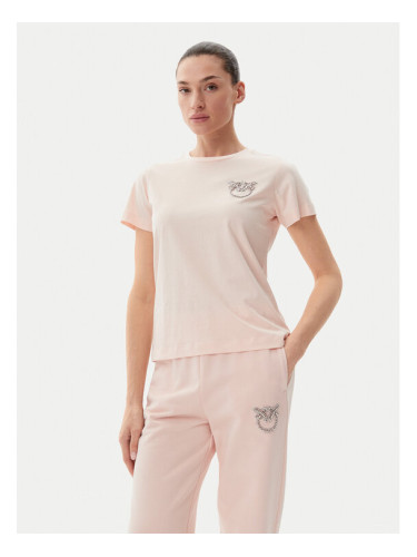 PINKO Тишърт Nambrone 103320 A2G7 Розов Regular Fit
