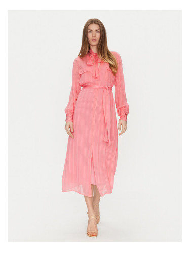 TWINSET Рокля тип риза 251TP2260 Оранжев Loose Fit