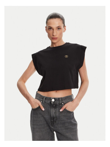 TWINSET Тишърт 251TT2043 Черен Regular Fit