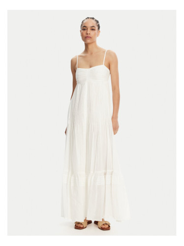 TWINSET Лятна рокля 251LM2WDD Бял Regular Fit