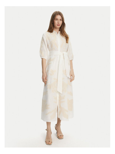 Marella Рокля тип риза Nota 2513221252 Бял Regular Fit