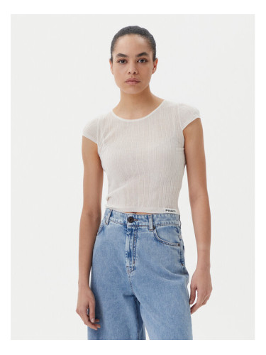 PINKO Блуза Tambora 104773 A1ND Екрю Slim Fit