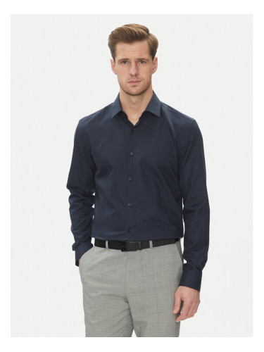 HUGO Риза Kenno 50539707 Тъмносин Slim Fit