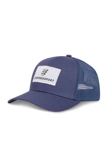 Шапка с козирка Compressport XHWU6985125TU Тъмносин