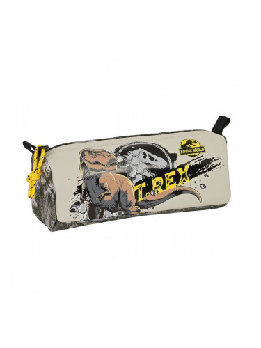 Ученически несесер Jurassic World Warning Сив 21 x 8 x 7 cm