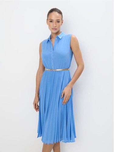 Mohito - Миди рокля тип риза - син