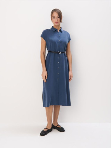 Mohito - Миди рокля тип риза - нави