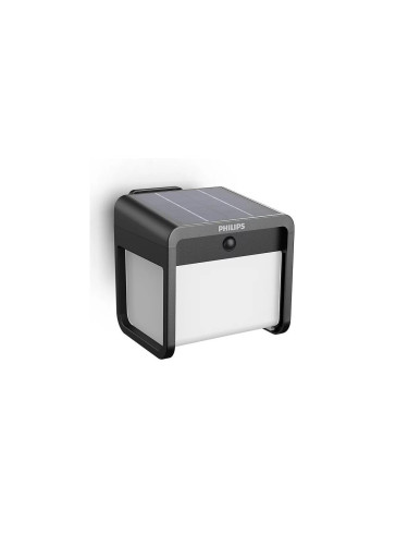 Philips LED соларен стенен фенер EZRA LED/1,8W/3,7V 3000K IP44 с сензор