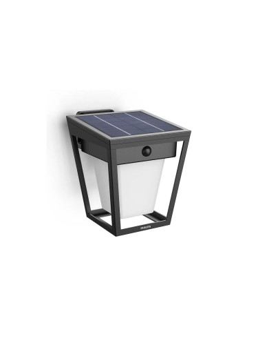Philips LED соларен стенен фенер NISSA LED/1,8W/3,7V 3000K IP44 с сензор