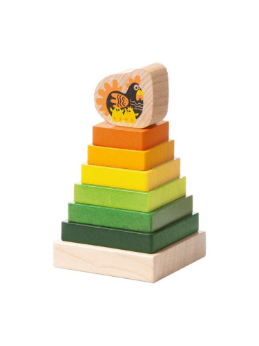 Дървена кула - низанка, Cubika, Пилета - 8 части