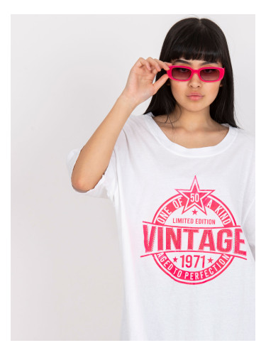 T-shirt-DHJ-TS-6862.24X-white-pink
