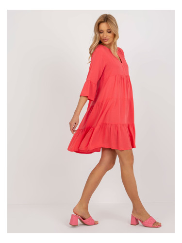 Dress-D73761M30214C-coral