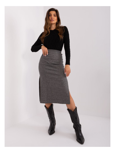 Skirt-LK-SD-509400.87P-Grey-Black
