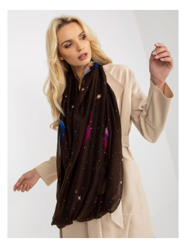 Scarf-AT-KM-TS06.32P-dark brown