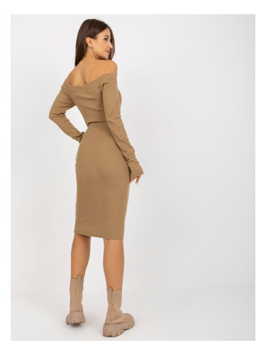 Dress-EM-SK-674.26P-dark beige