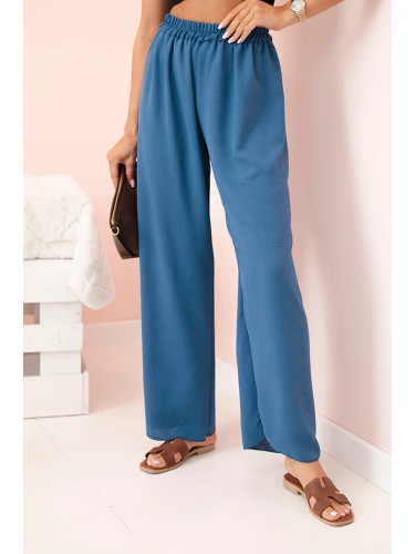 Kesi Włoski Wide-leg trousers dark jenas